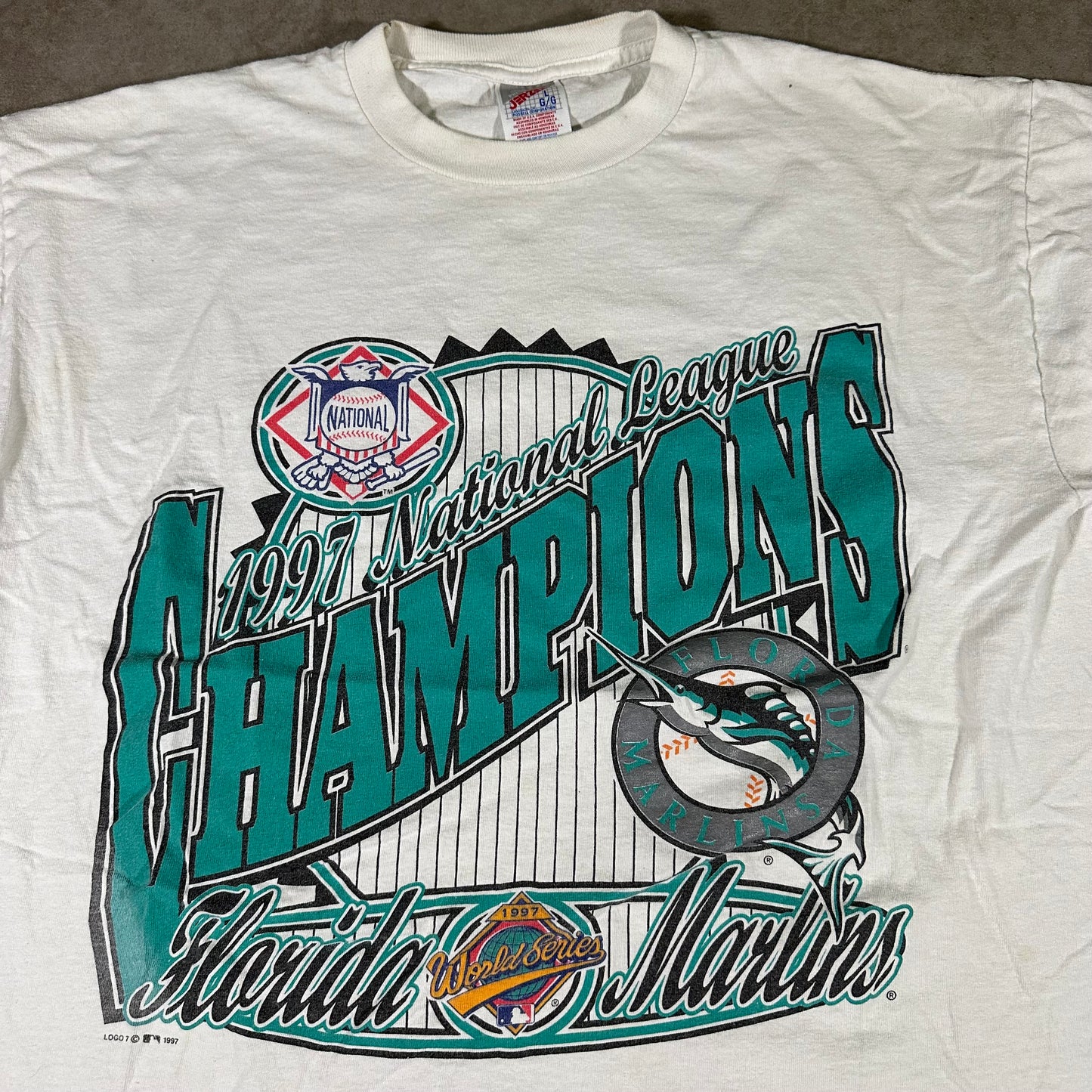 1997 Marlins Baseball Tee (M)