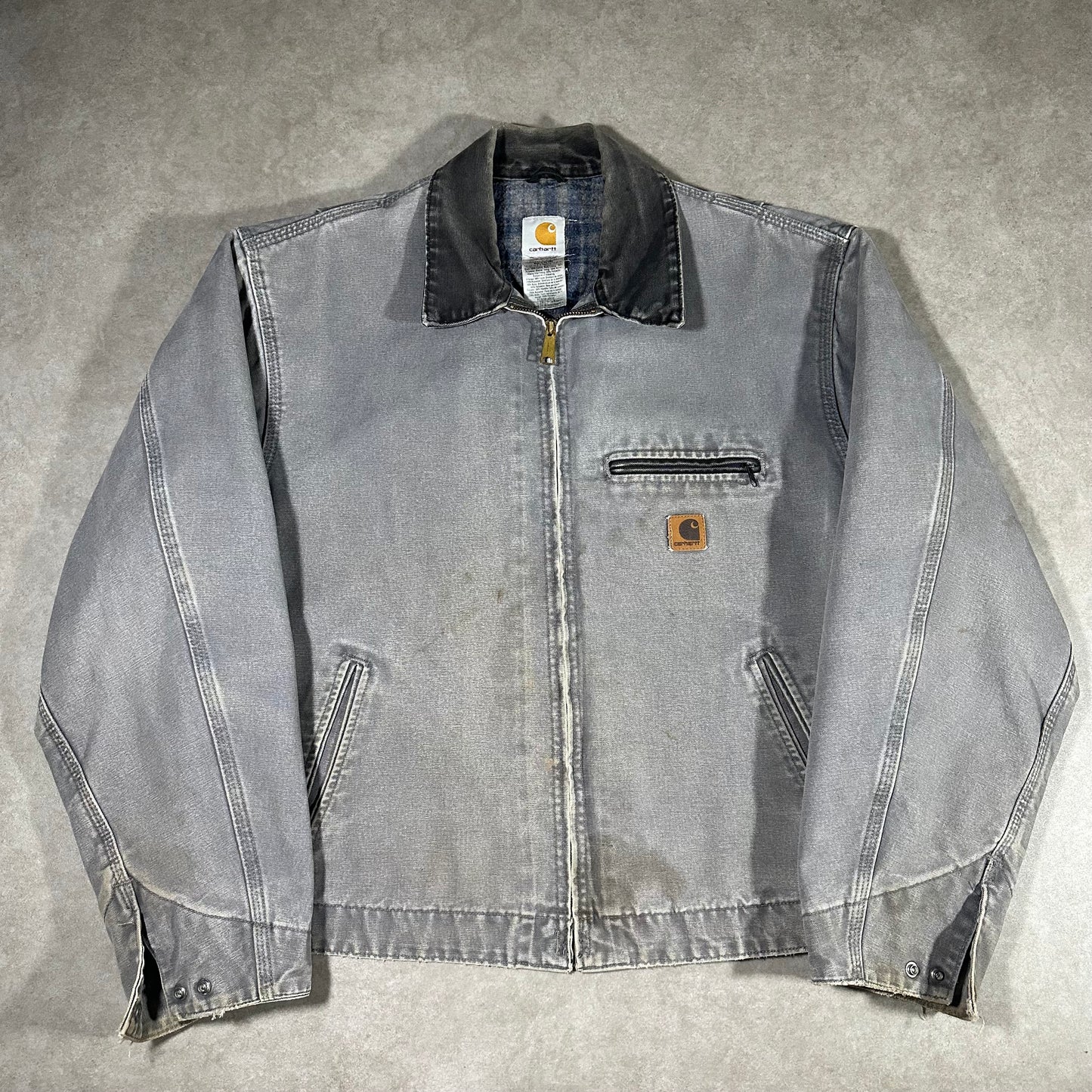 Grey Carhartt Detroit Jacket (XL)