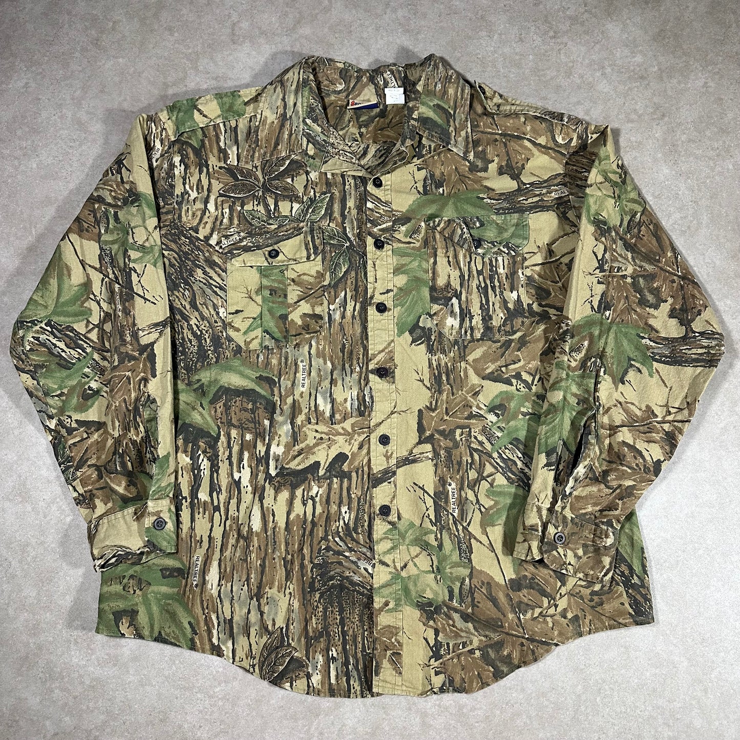 Real tree camo button up (XXL)