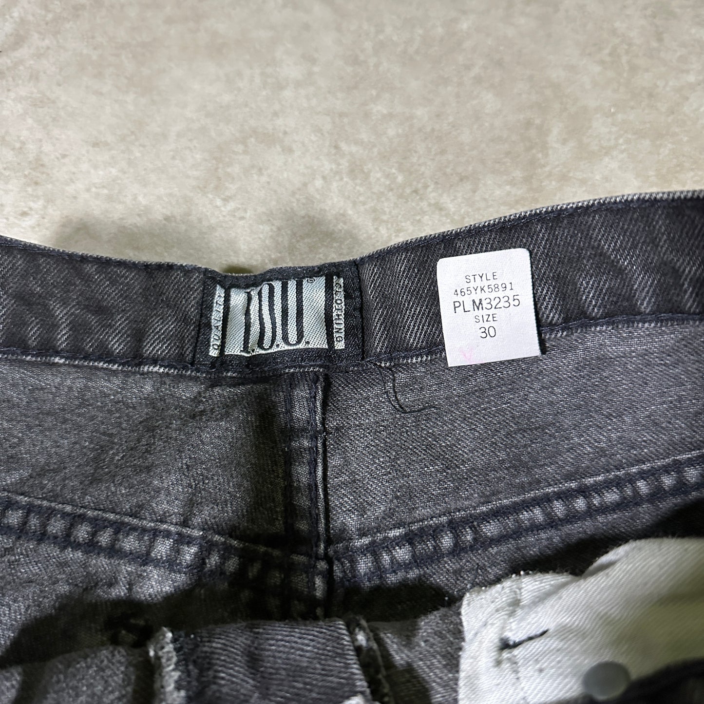 Vintage Black Jorts (30W)