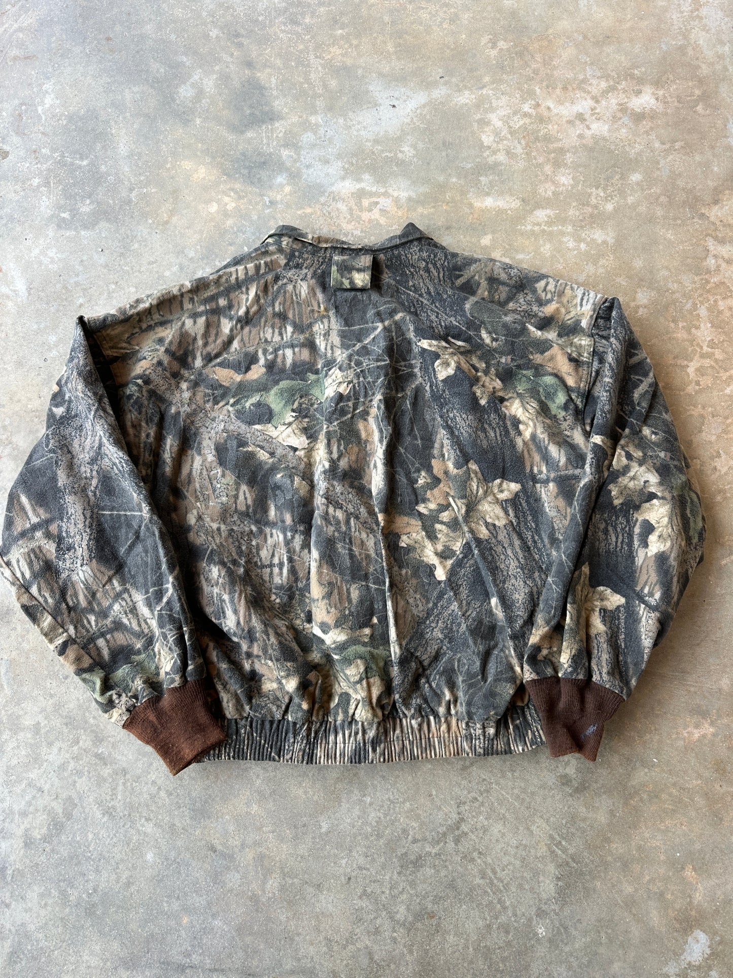 Vintage mossy oak camo jacket (XL)