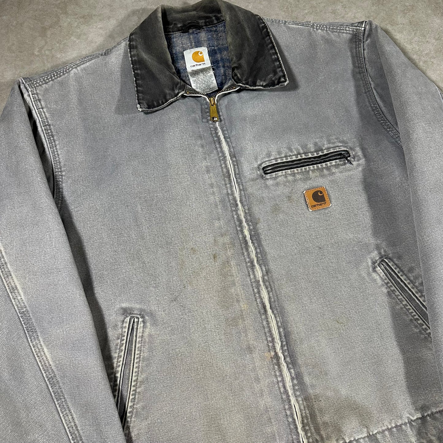 Grey Carhartt Detroit Jacket (XL)