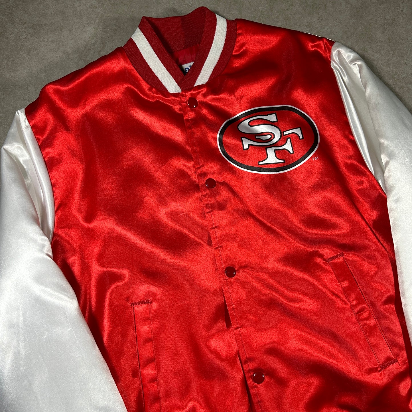 Chalk line 49ers satin bomber jacket (M)