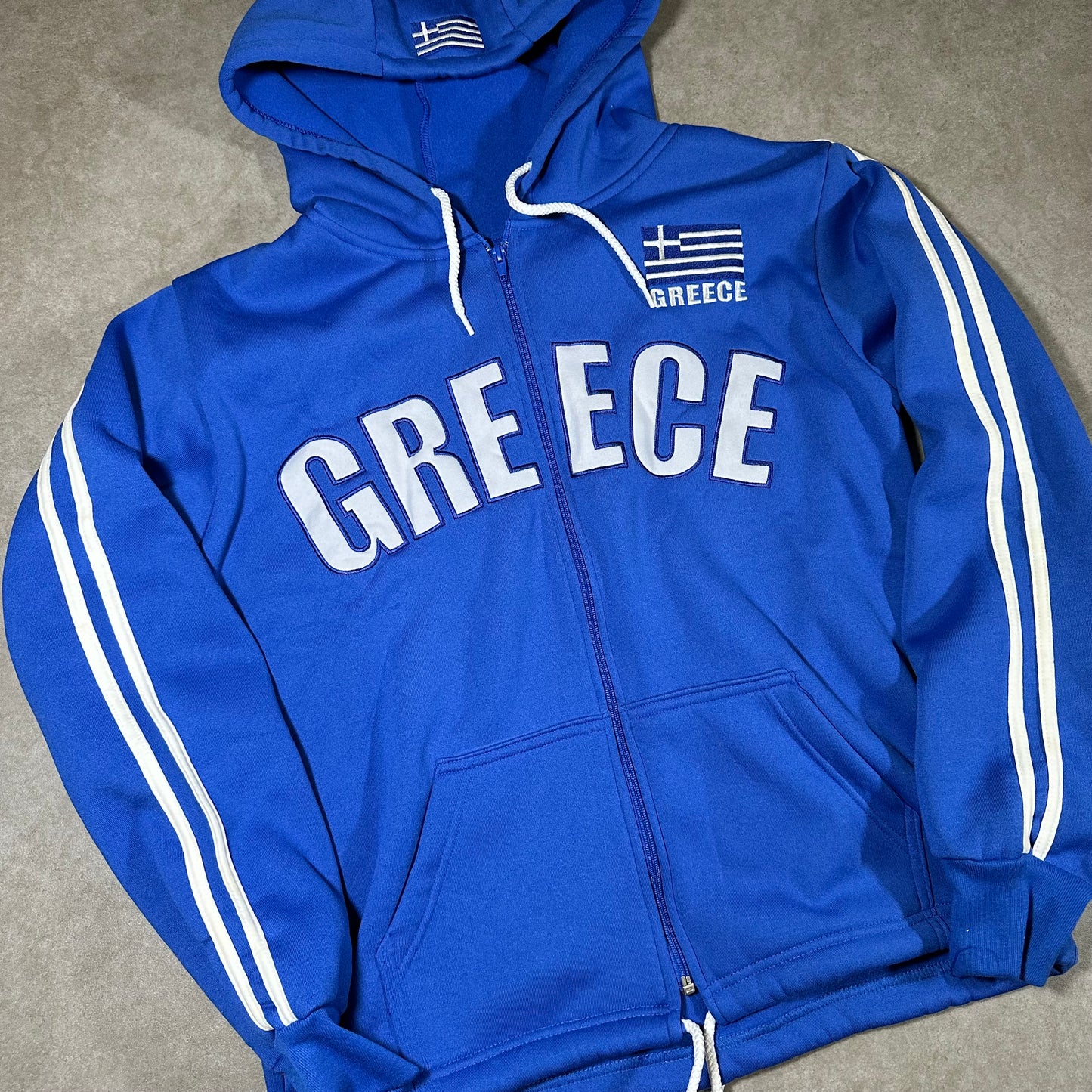 Greece zip up hoodie (M)