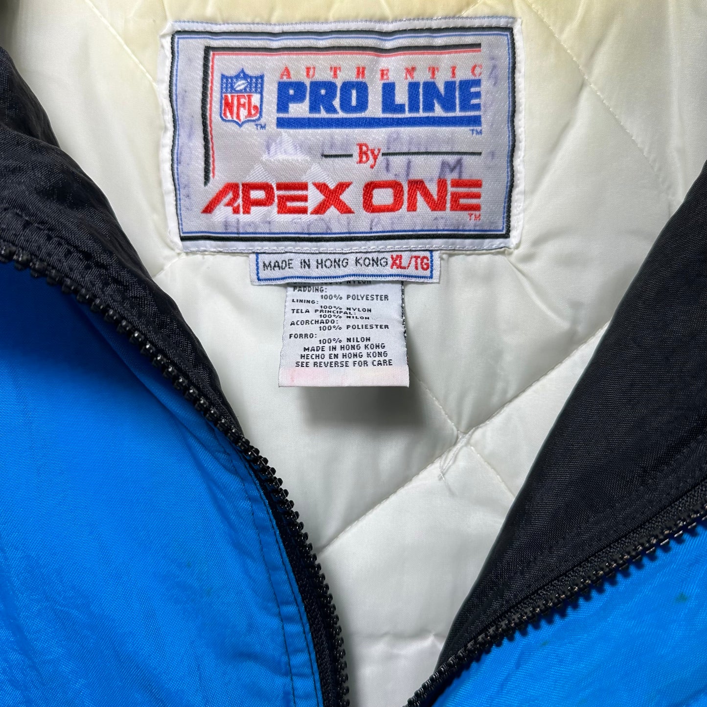 90s apex one nfl panthers jacket (XL)