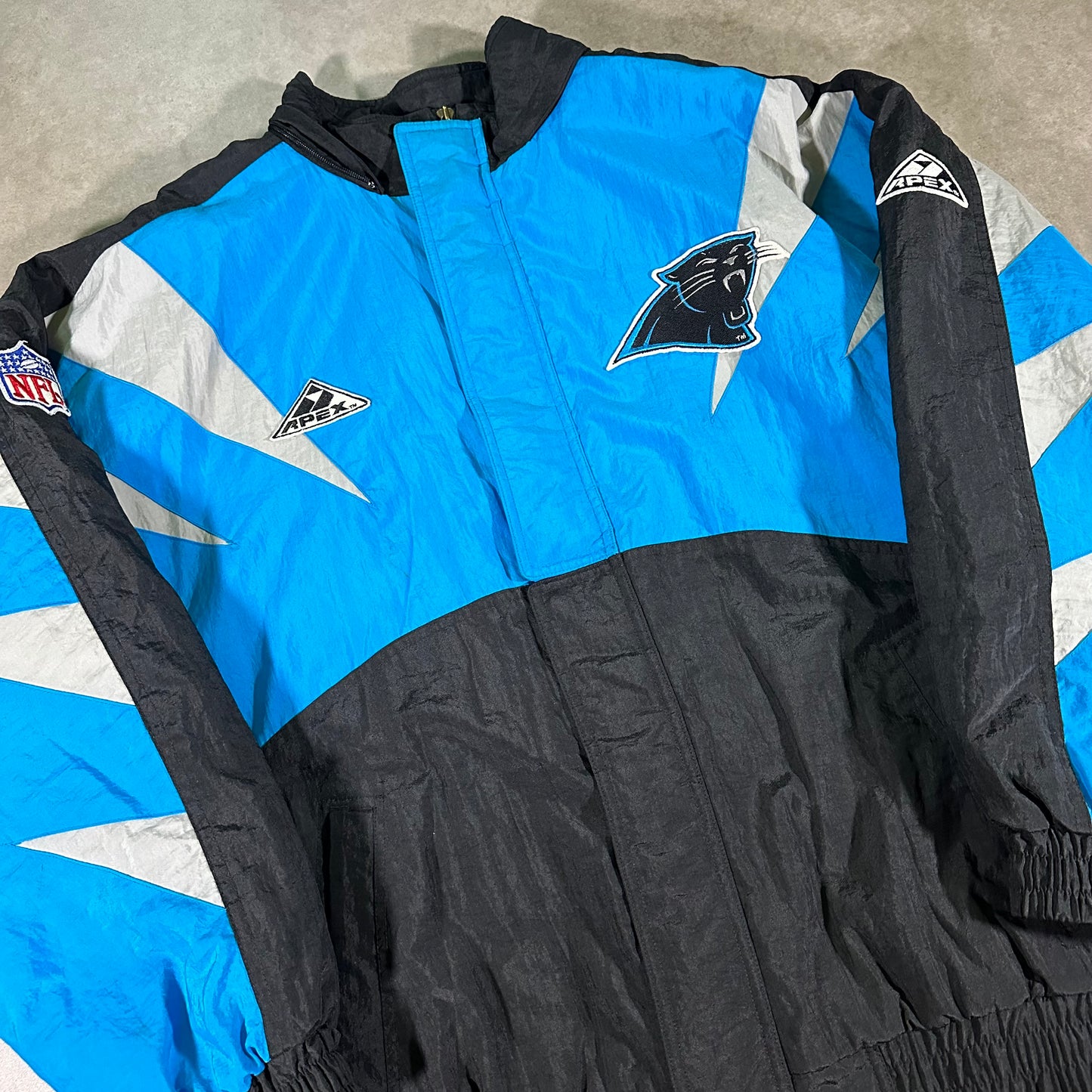 90s apex one nfl panthers jacket (XL)