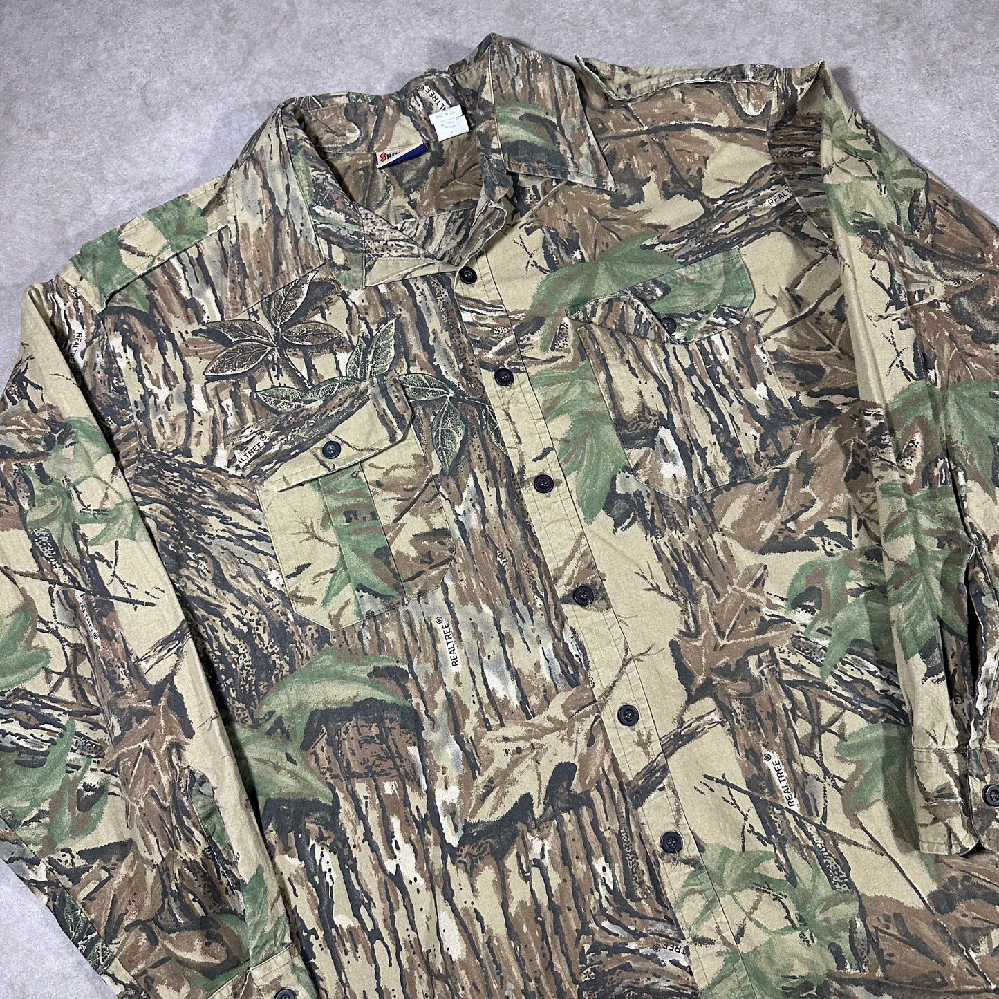Real tree camo button up (XXL)
