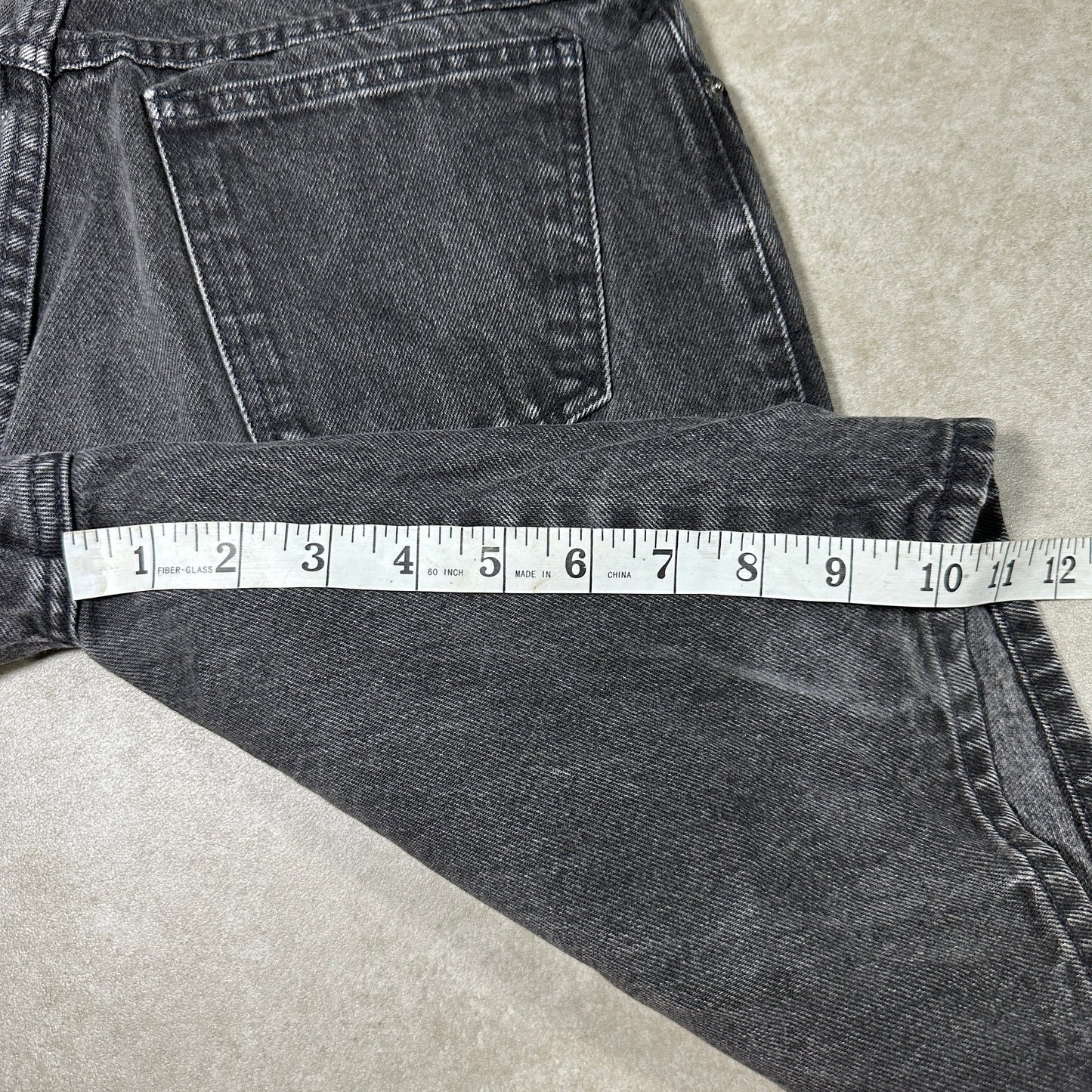 Vintage Black Jorts (30W)