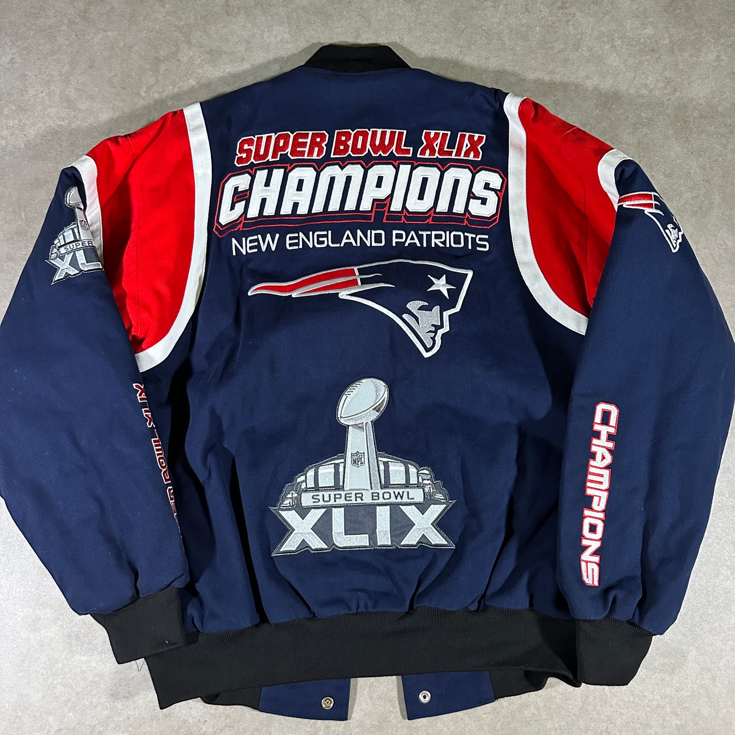 New england patriots super bowl XLIX Jacket (L)