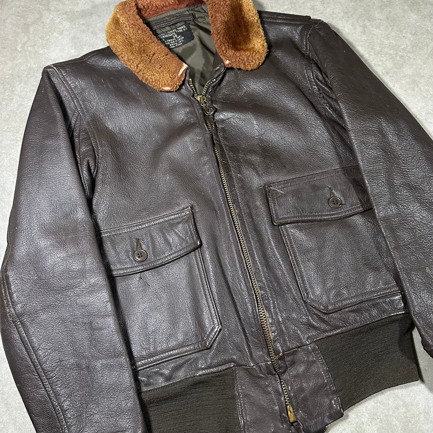 1960s USN (Brill bros inc.) flying man’s intermediate type G-1 jacket (M)