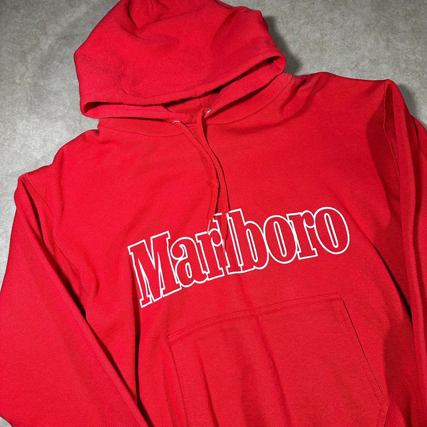 Vintage tultex Marlboro red hoodie (M)