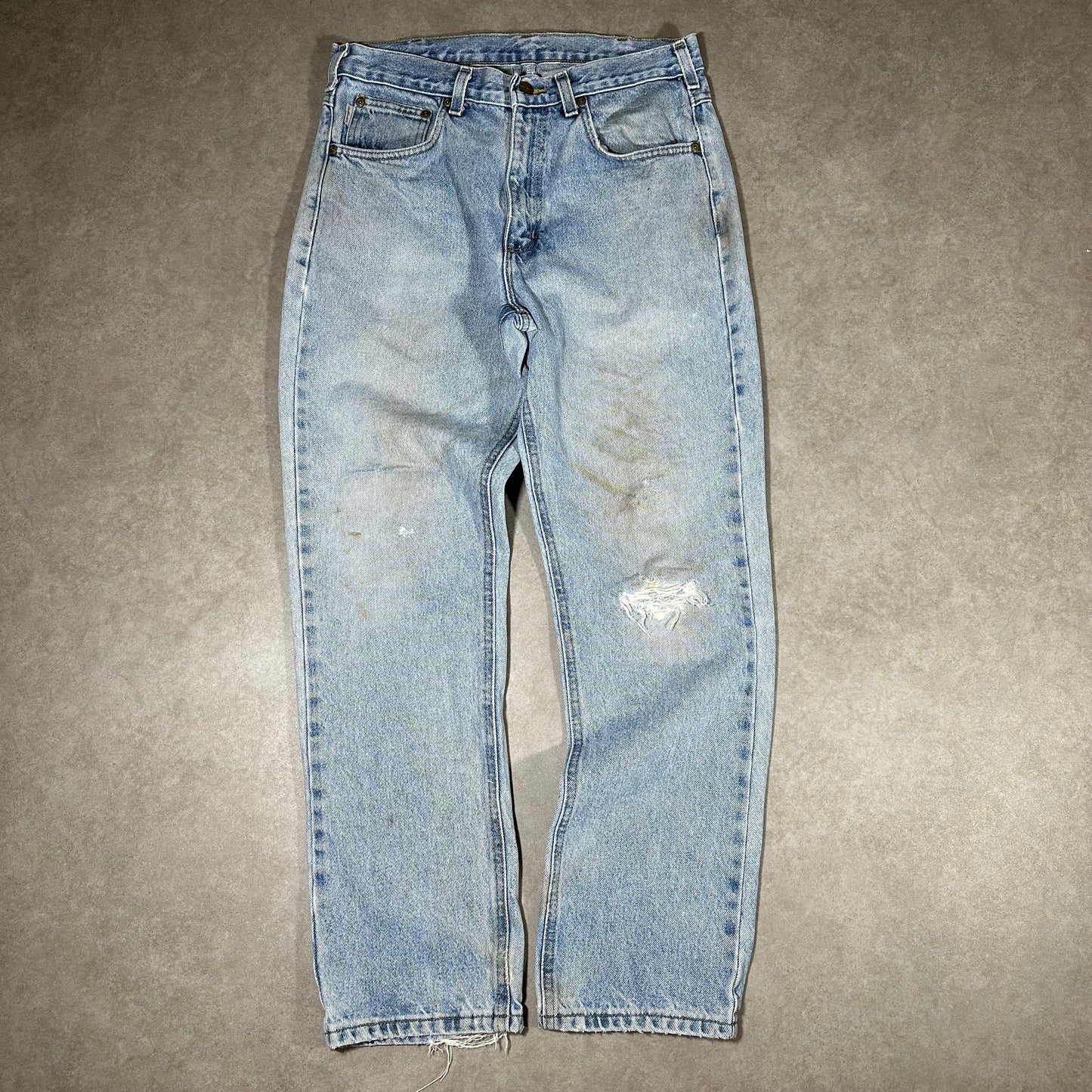 Light washed carhartt jeans (32x30)