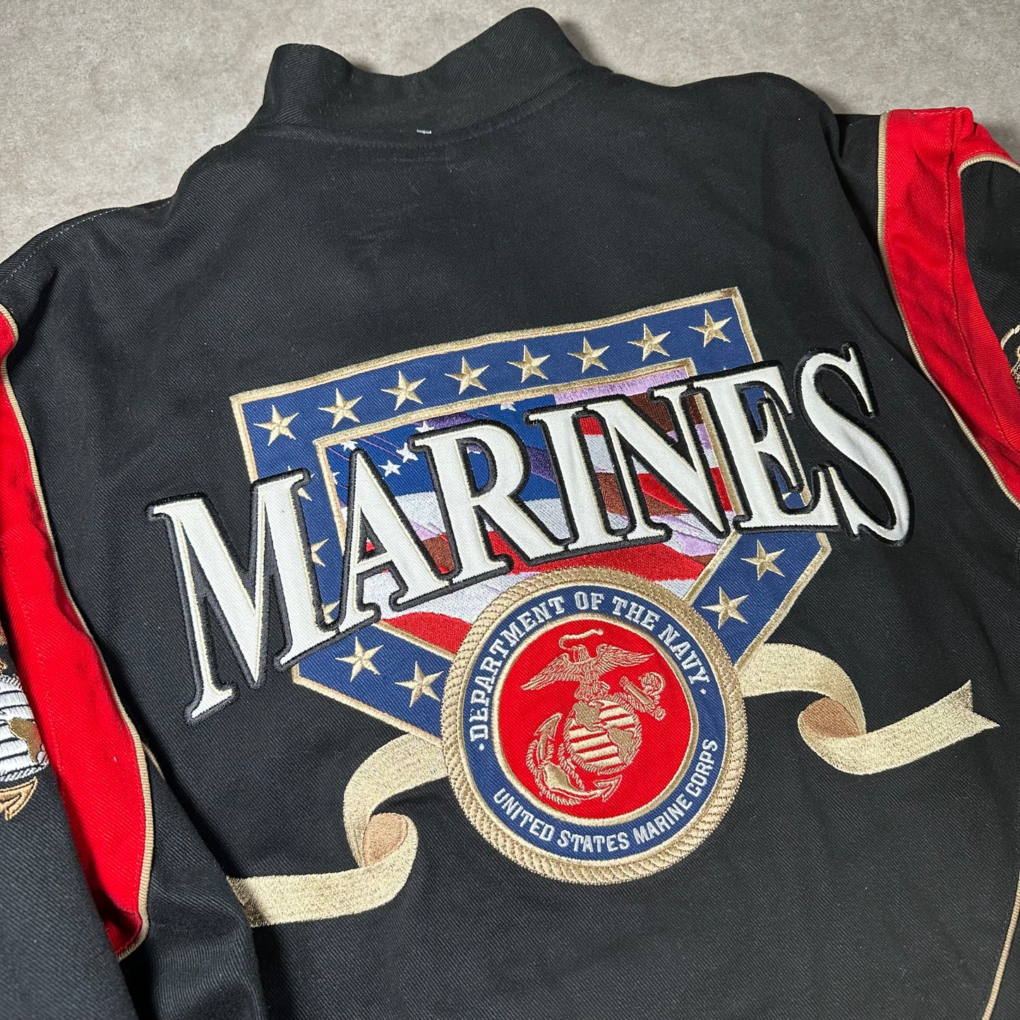 Marines Embroidered bomber jacket (L)