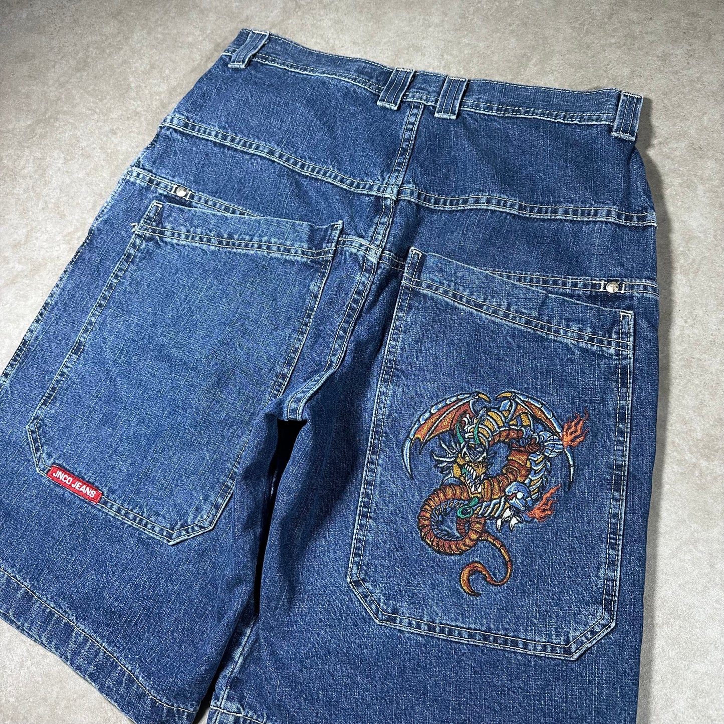Vintage Flying Dragon JNCO Jorts (30W)