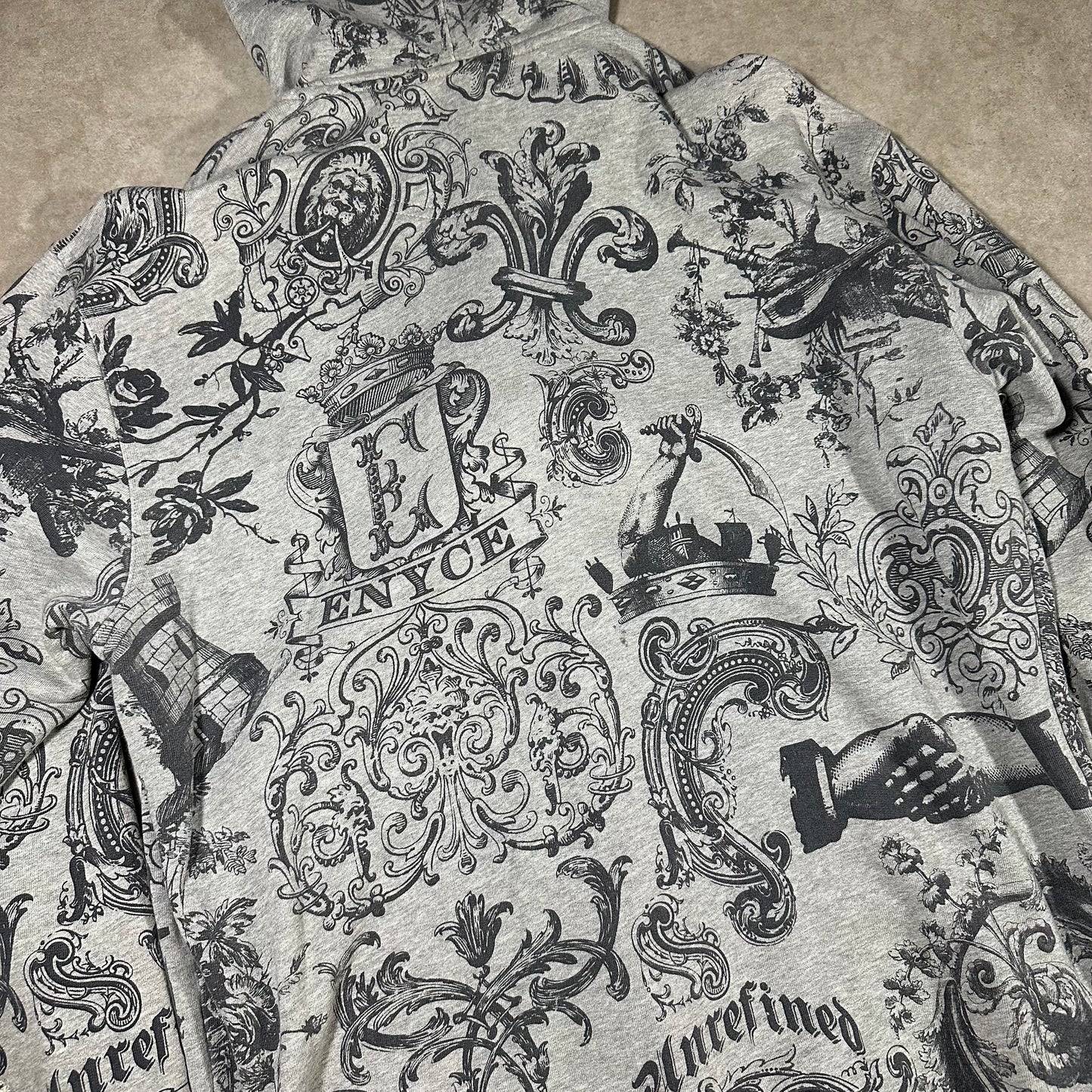 Y2K enyce zip up hoodie (XXL)