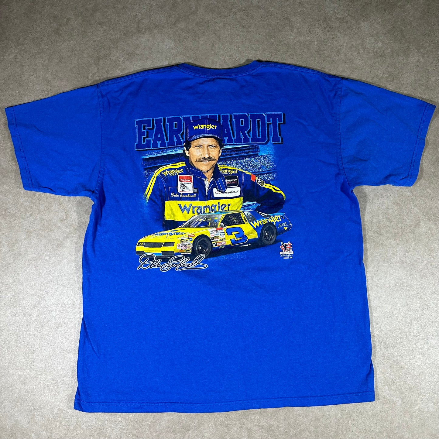Y2K Dale sr & Dale jr wrangler Daytona tee (XL)