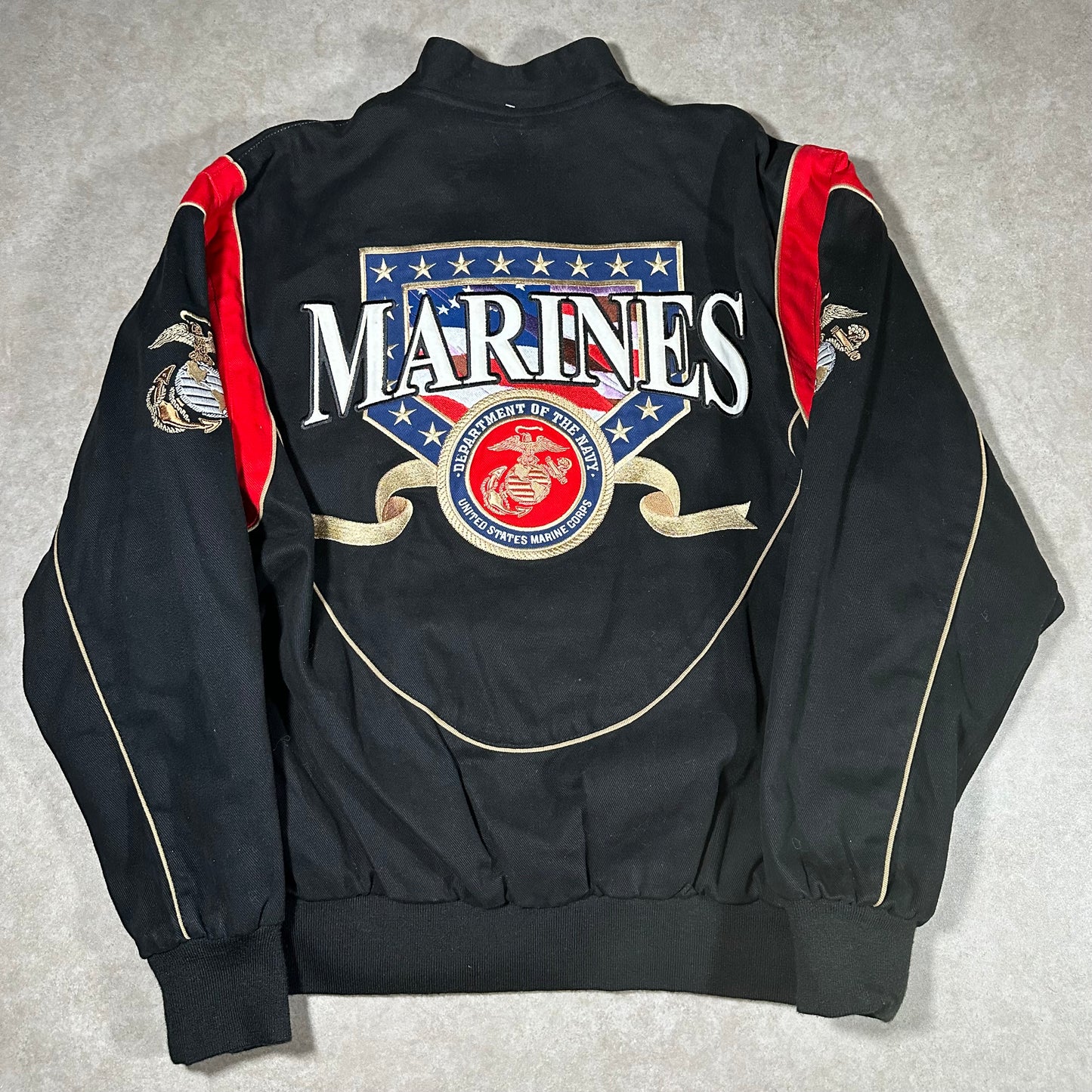 Marines Embroidered bomber jacket (L)