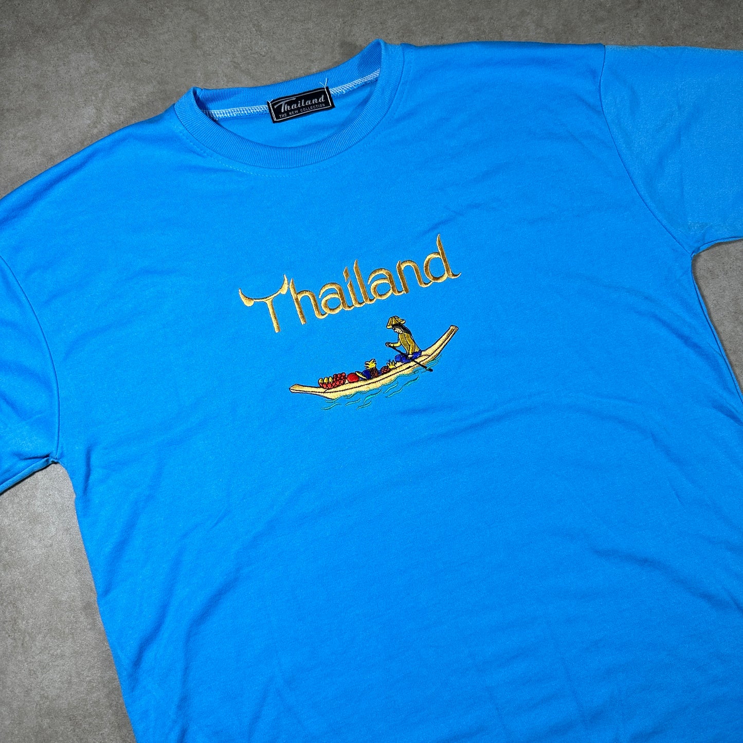 Vintage Thailand Embroidered Tee (M)