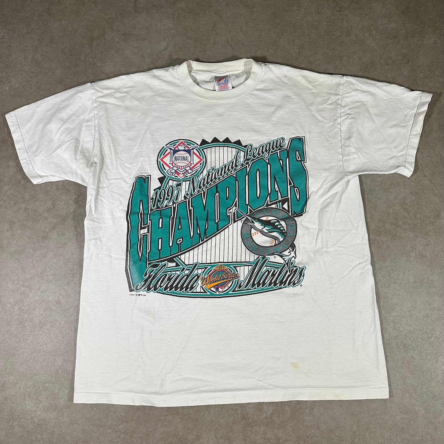 1997 Marlins Baseball Tee (M)