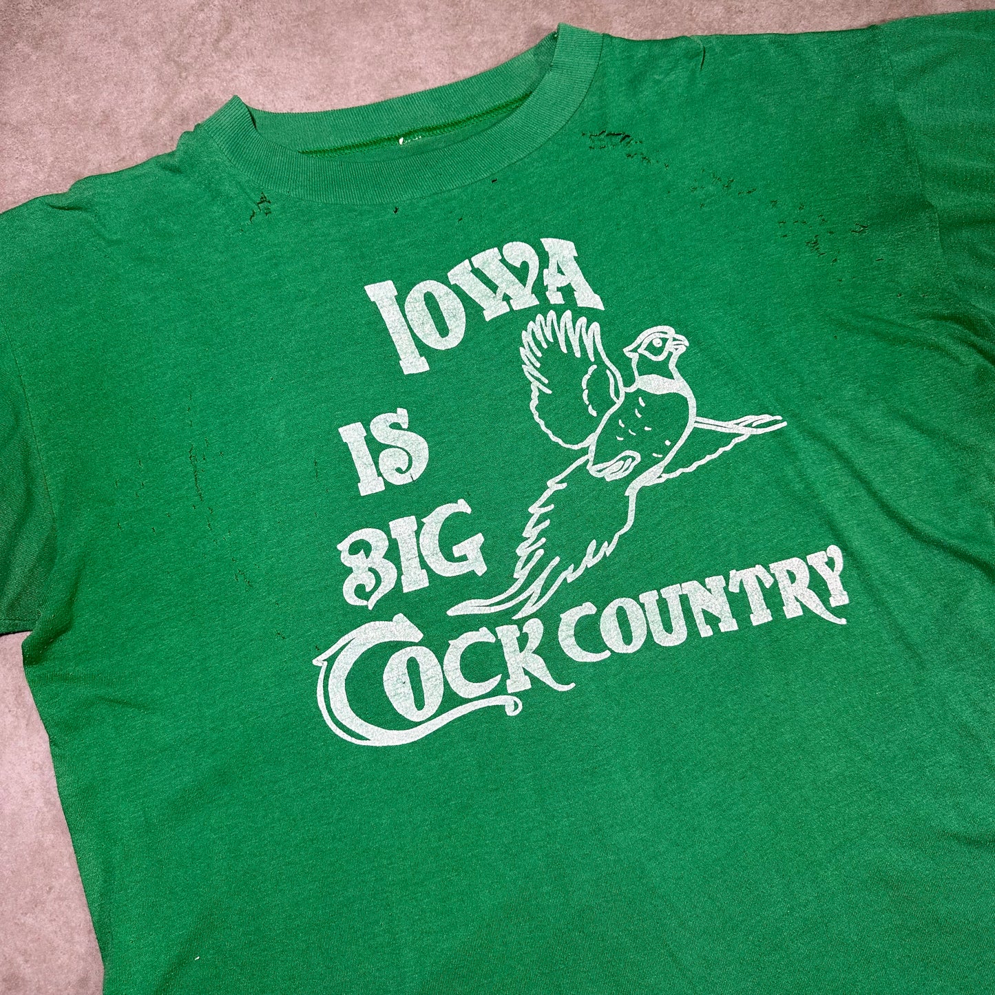Vintage Iowa thrashed tee (L)