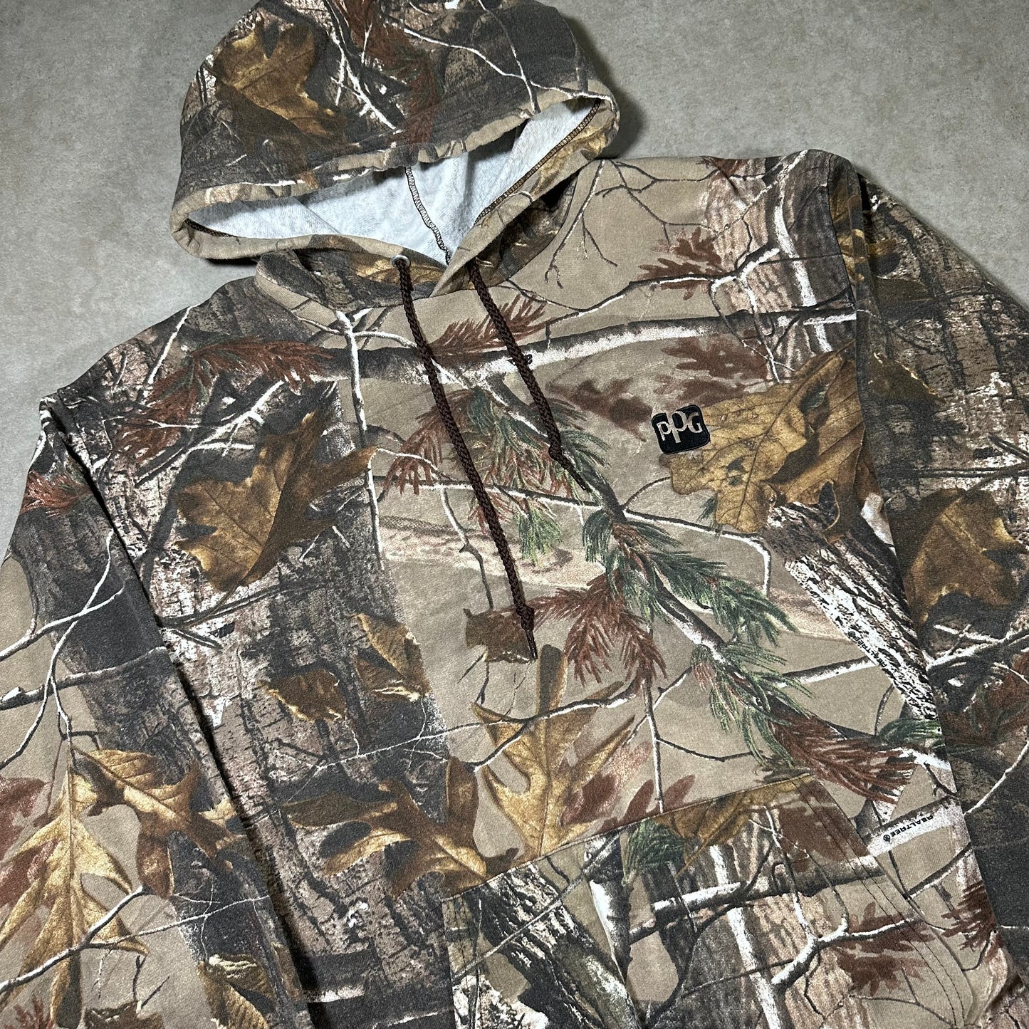 Russel Real tree Camo Hoodie (L)
