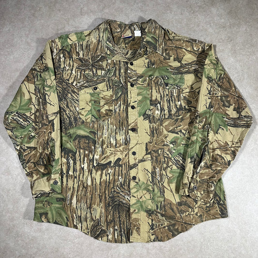 Real tree camo button up (XXL)