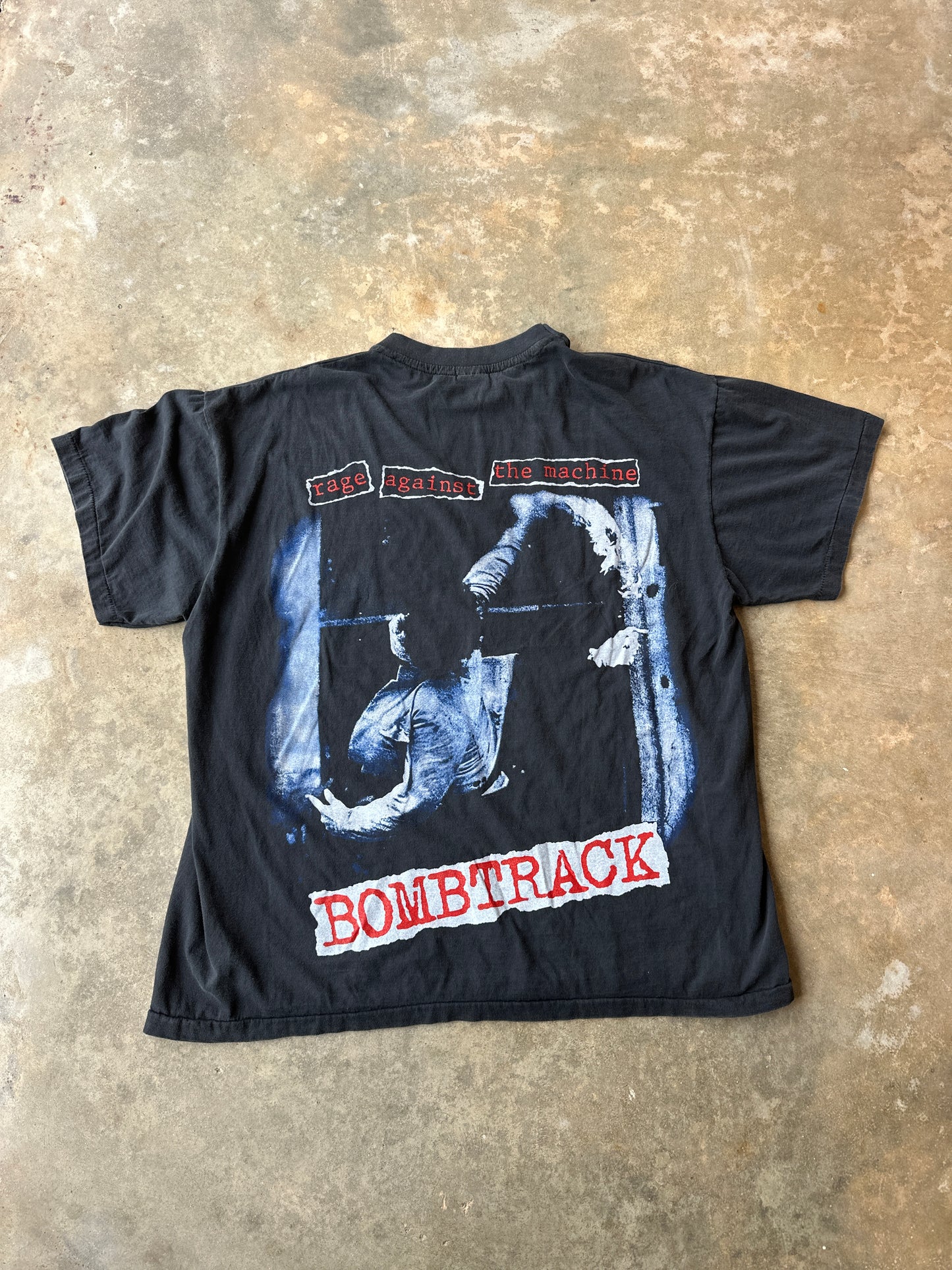 Rage against the machine bomb track bootleg tshirt (XL)