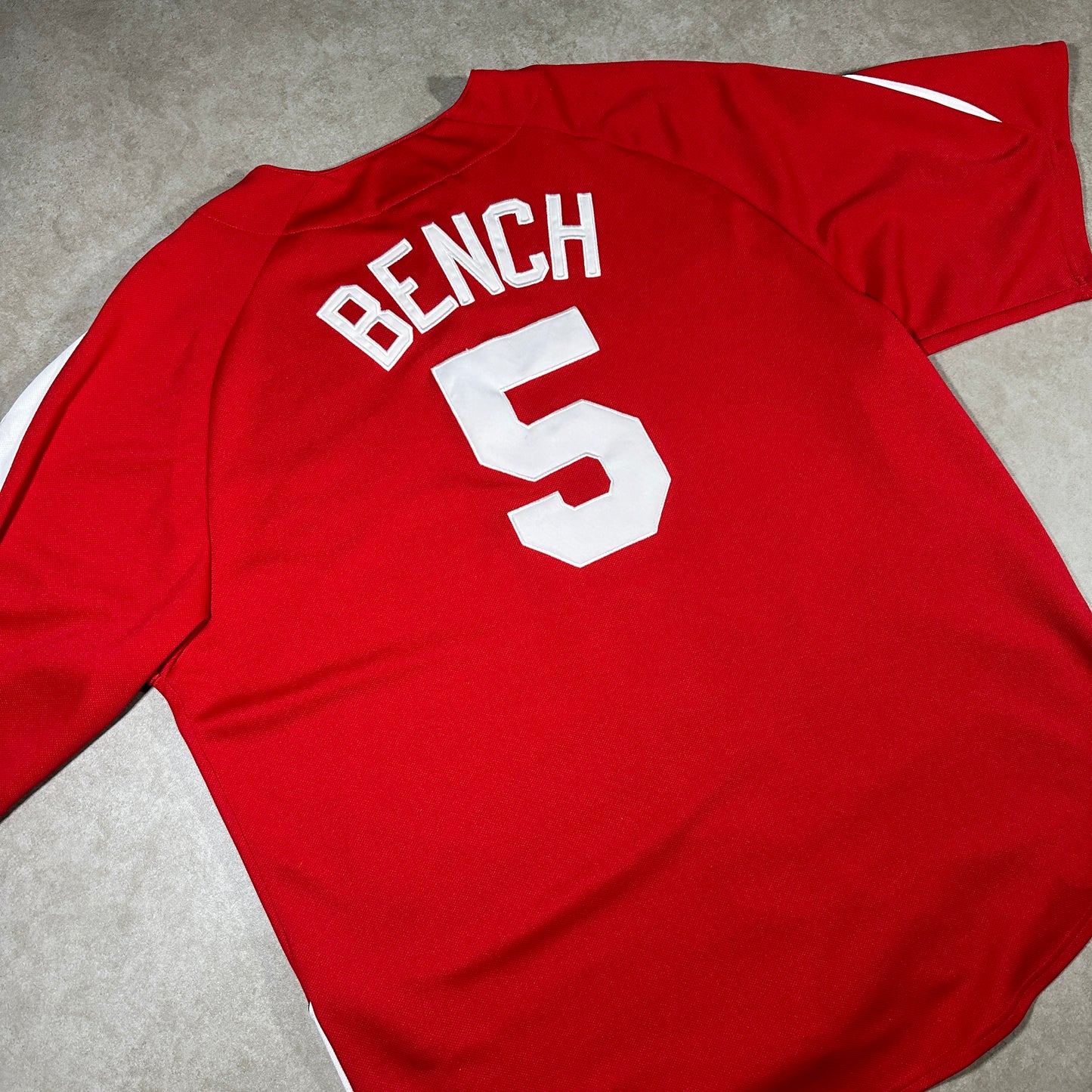 MLB Cincinnati Reds Johnny Bench Jersey (XL)