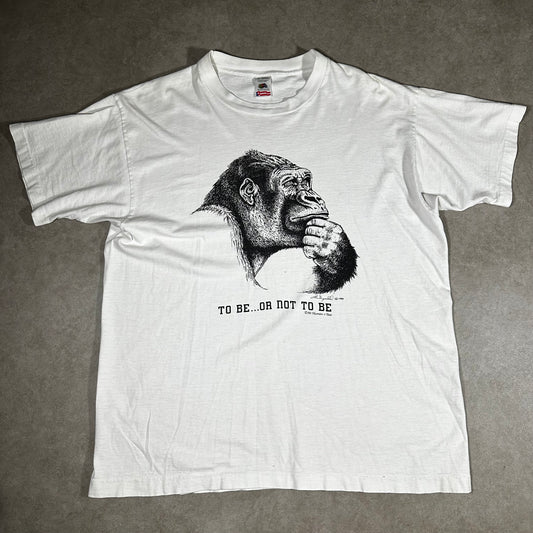 Vintage “To be or not to be” Gorilla Tee (XL)