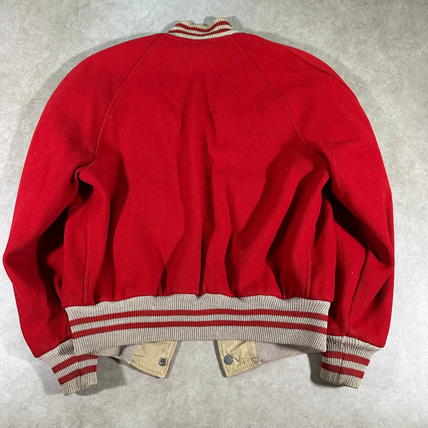 1950s Red varsity jacket (M)