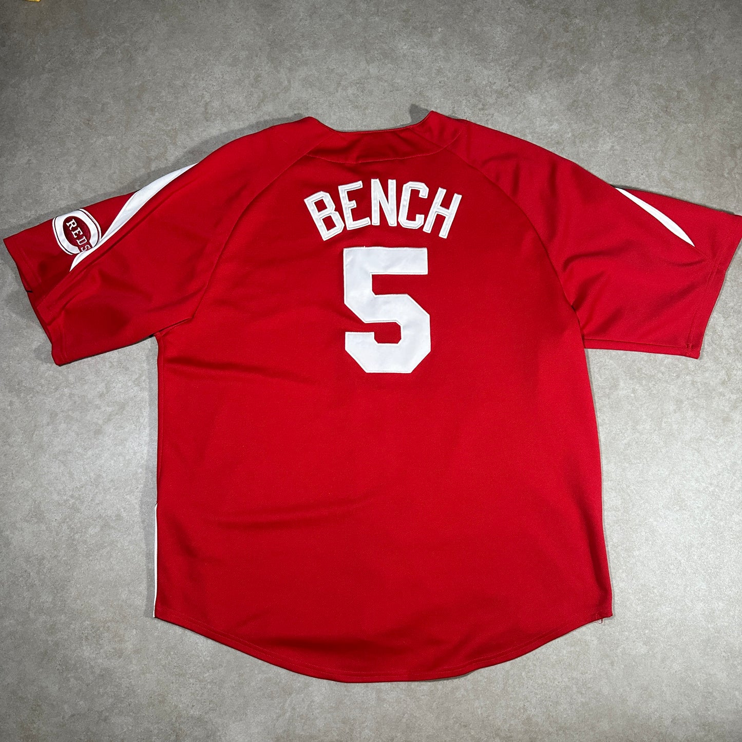 MLB Cincinnati Reds Johnny Bench Jersey (XL)