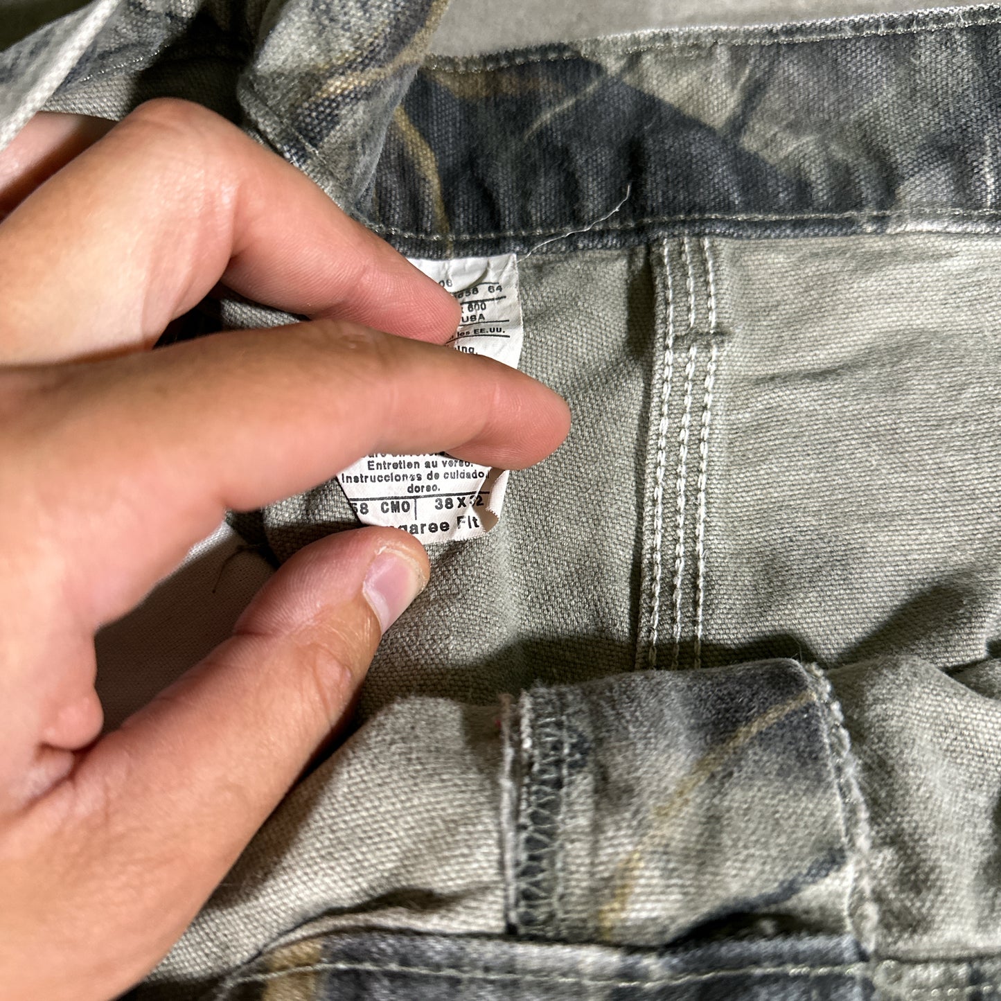 Vintage Carhartt Camo Carpenter Real tree Pants (38x32)