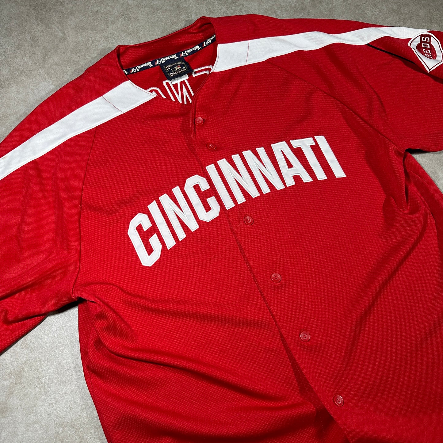 MLB Cincinnati Reds Johnny Bench Jersey (XL)