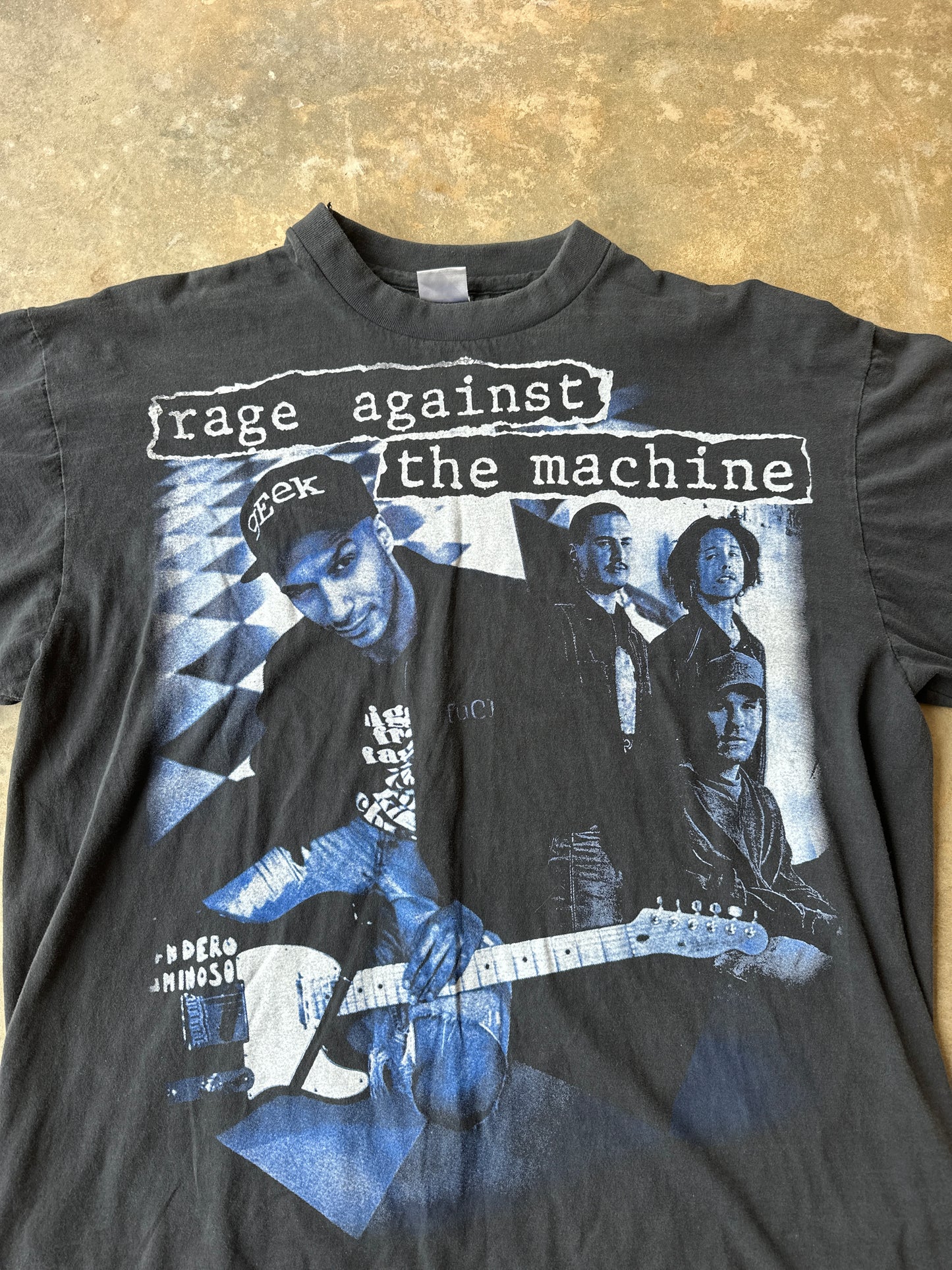 Rage against the machine bomb track bootleg tshirt (XL)