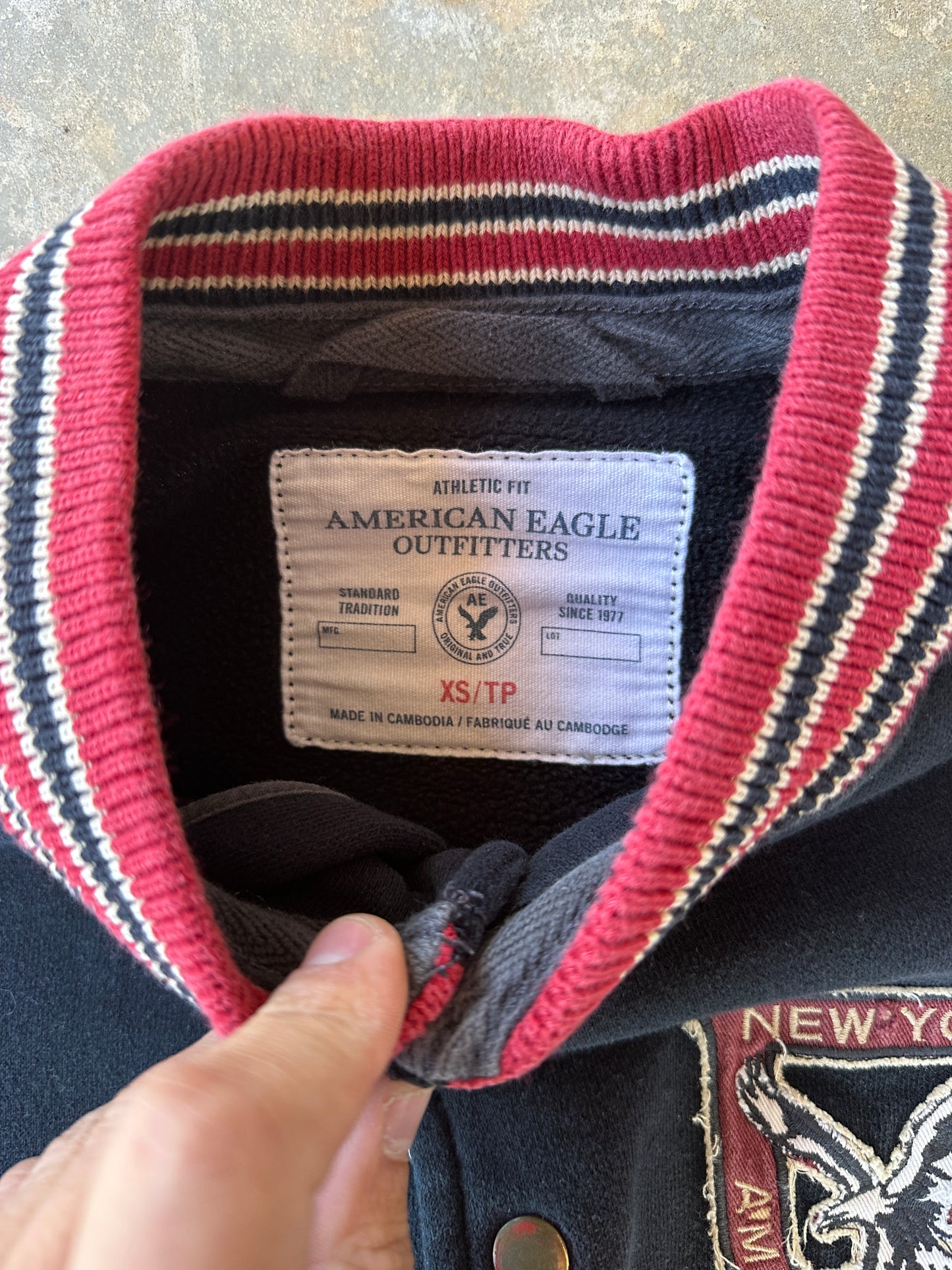 American eagle button up jacket (XS)