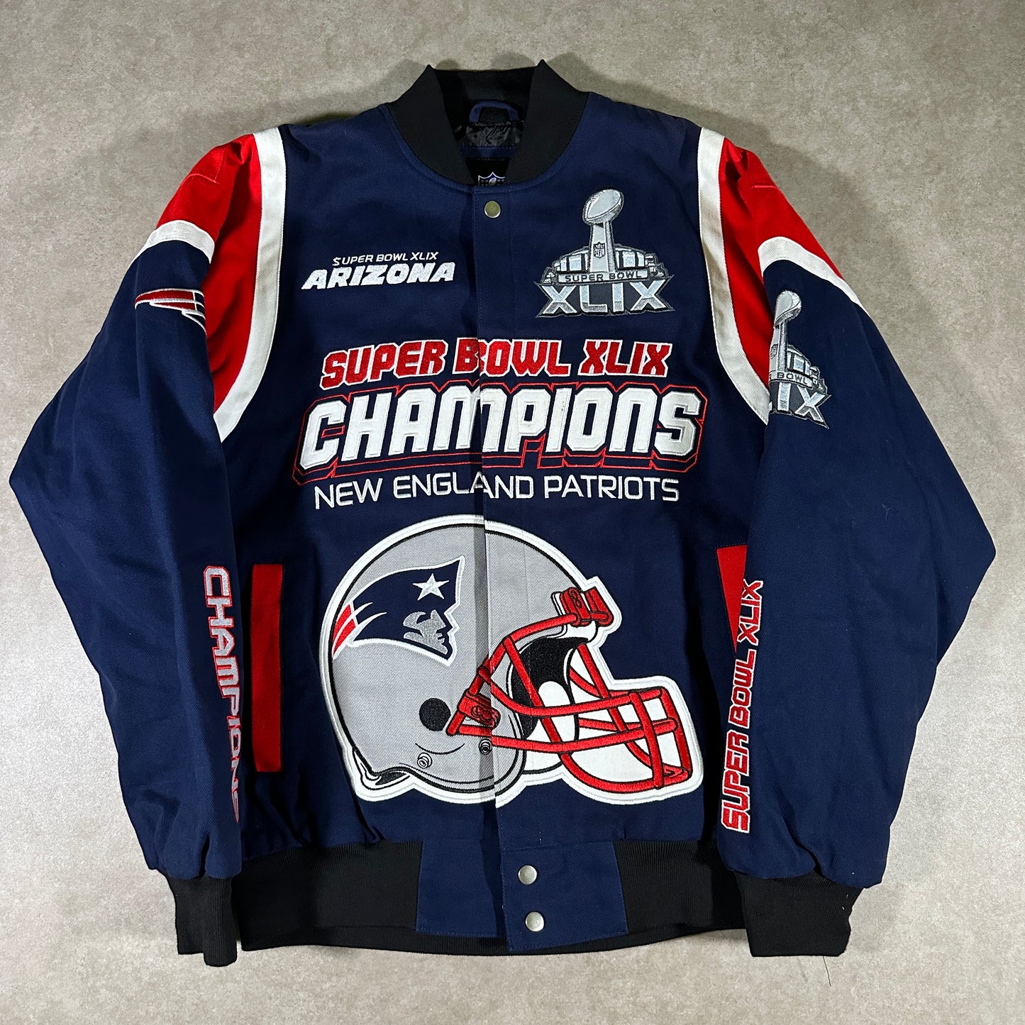 New england patriots super bowl XLIX Jacket (L)