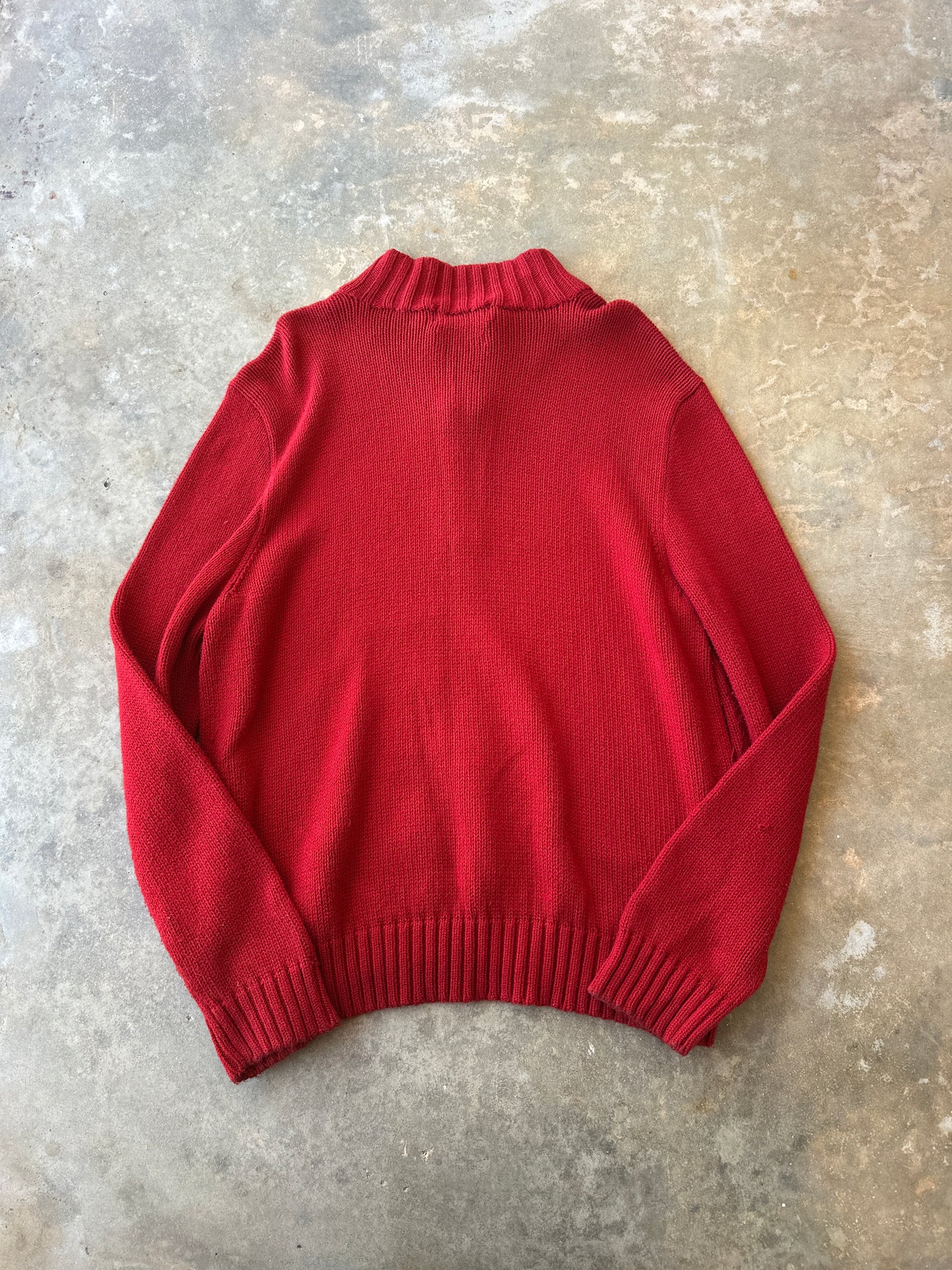 Polo Ralph Lauren red 3/4 zip up (XXL)