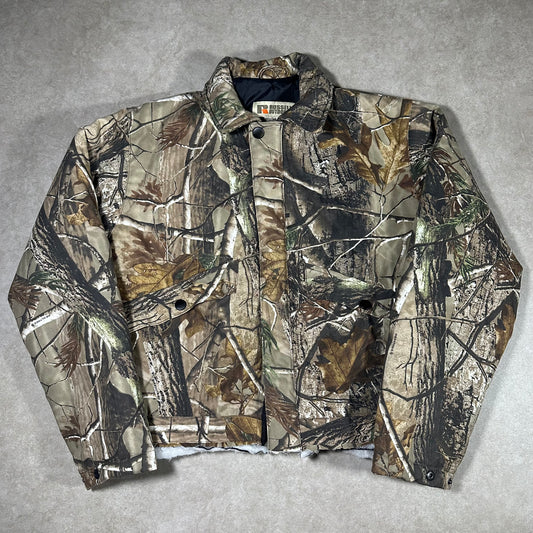 Russel real tree camo cropped jacket (M)