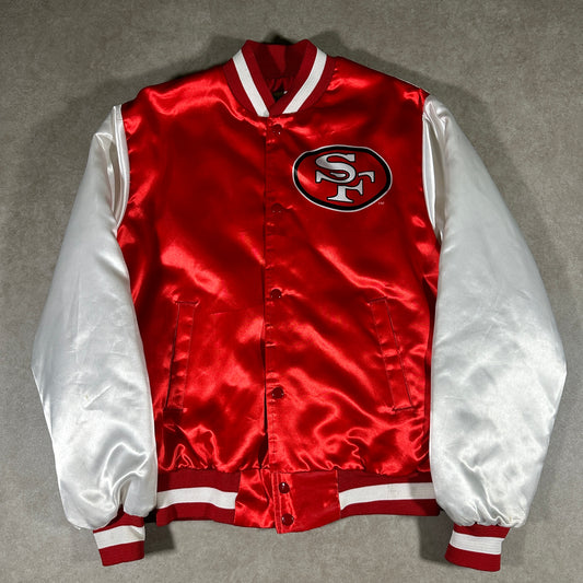 Chalk line 49ers satin bomber jacket (M)