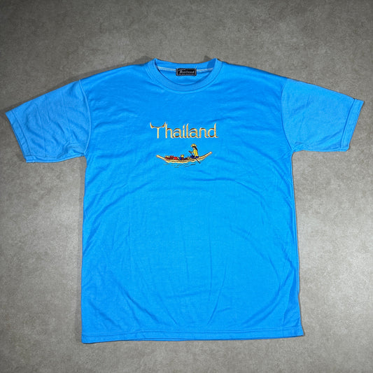 Vintage Thailand Embroidered Tee (M)