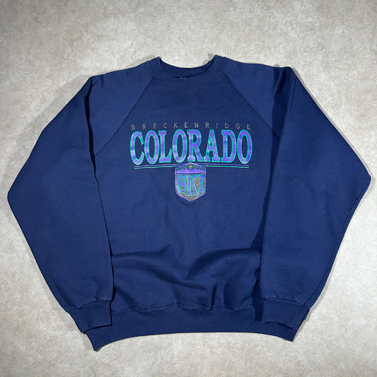 Vintage Breckenridge Colorado Ski Crewneck (XXL)