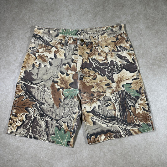 Vintage Camo Wrangler Shorts (34W)