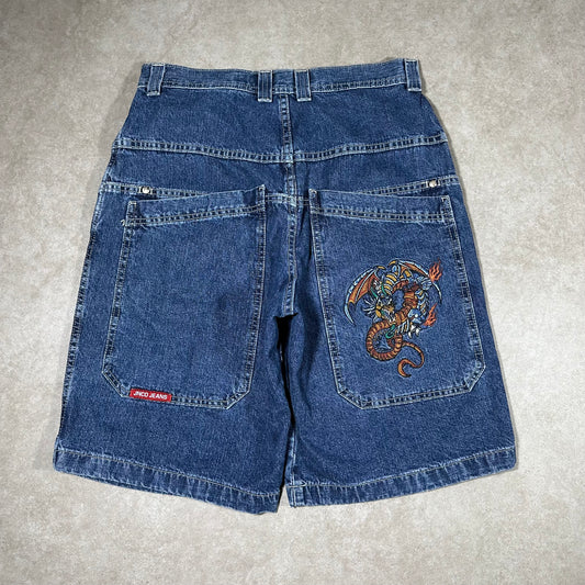 Vintage Flying Dragon JNCO Jorts (30W)