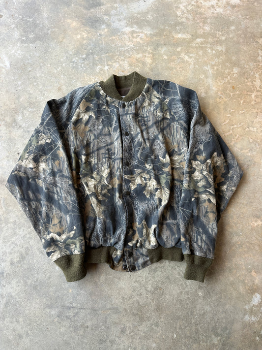 Jerzees camo jacket (M)